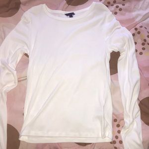 Plain white long sleeve